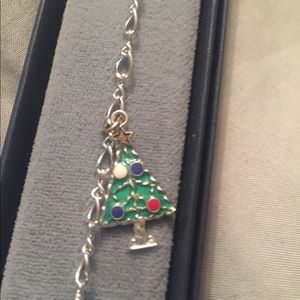 Sterling silver charm bracelet